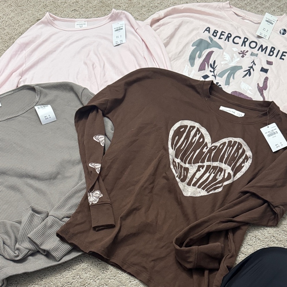 Abercrombie Long Sleeve Shirts Set